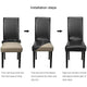 🔥Home Decor Festival - 30 % de réduction - Housse de chaise imperméable en cuir PU