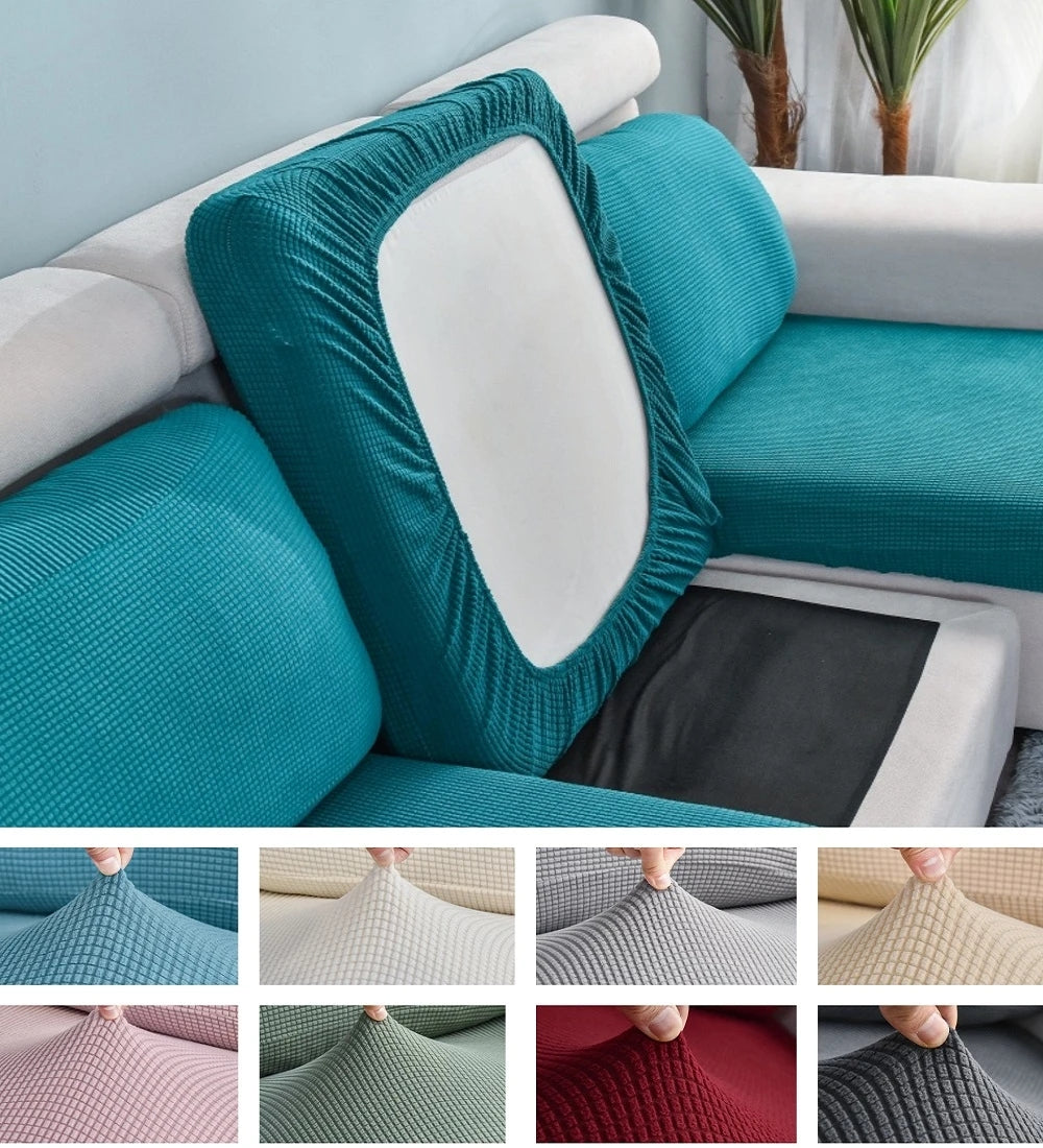 Acheter Housses de coussin de siège individuelles extensibles, housses de  canapé avec bandes élastiques pour le salon
