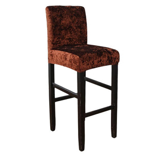 Bellaget™ Housse de chaise pour tabourets de bar carrés en velours