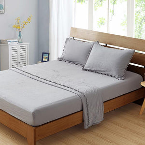 Couvre-lit doux surdimensionné 4 pièces