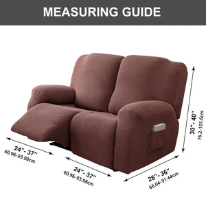 Housses pour fauteuils inclinables en jacquard pour 1/2/3 sièges