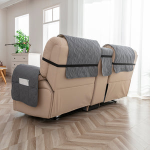 Bellaget™(🔥OFFRE SPÉCIALE - 30% DE RÉDUCTION) Housse de causeuse inclinable 100 % étanche avec console
