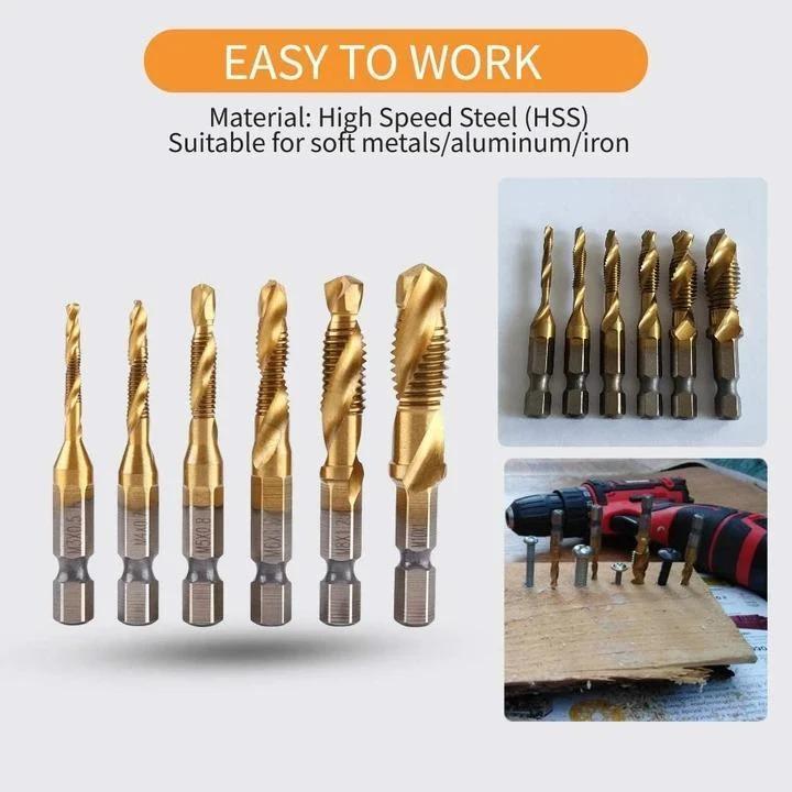 Thread store drill bits
