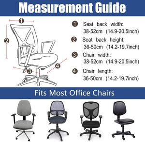 Housses de chaise de bureau imperméables en PU