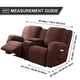 Housse de causeuse inclinable avec fleur de console centrale