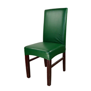 Housse de chaise en cuir PU imperméable